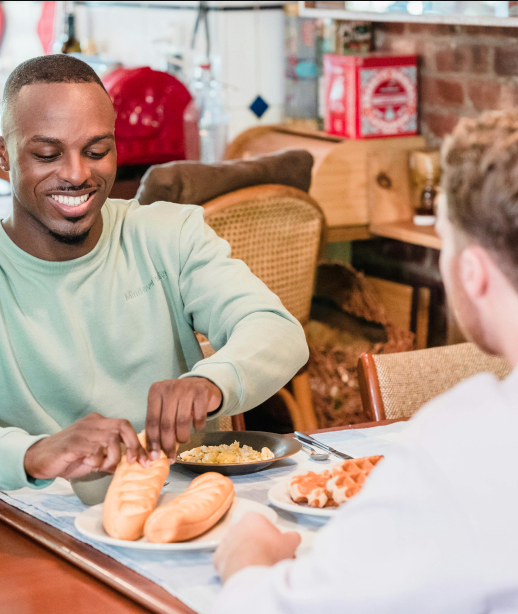 Le client revient au restaurant